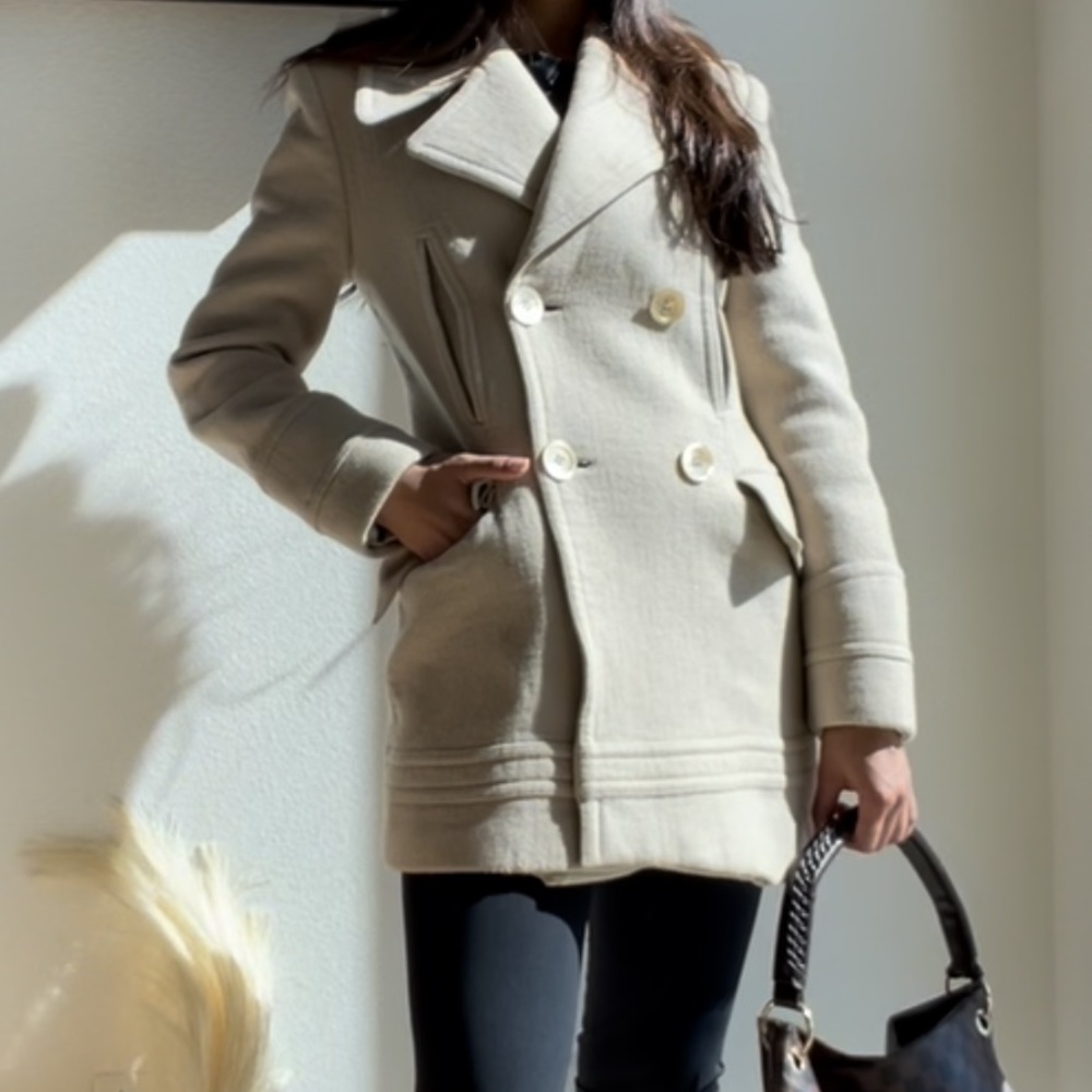 GUCCI Cashmere wool coat tan color